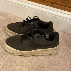 Nike Air Force 1’s Grey Suede